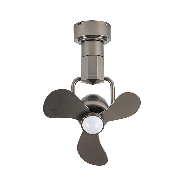 FANCO ZENO SPACE GREY CORNER FAN WITH LIGHT